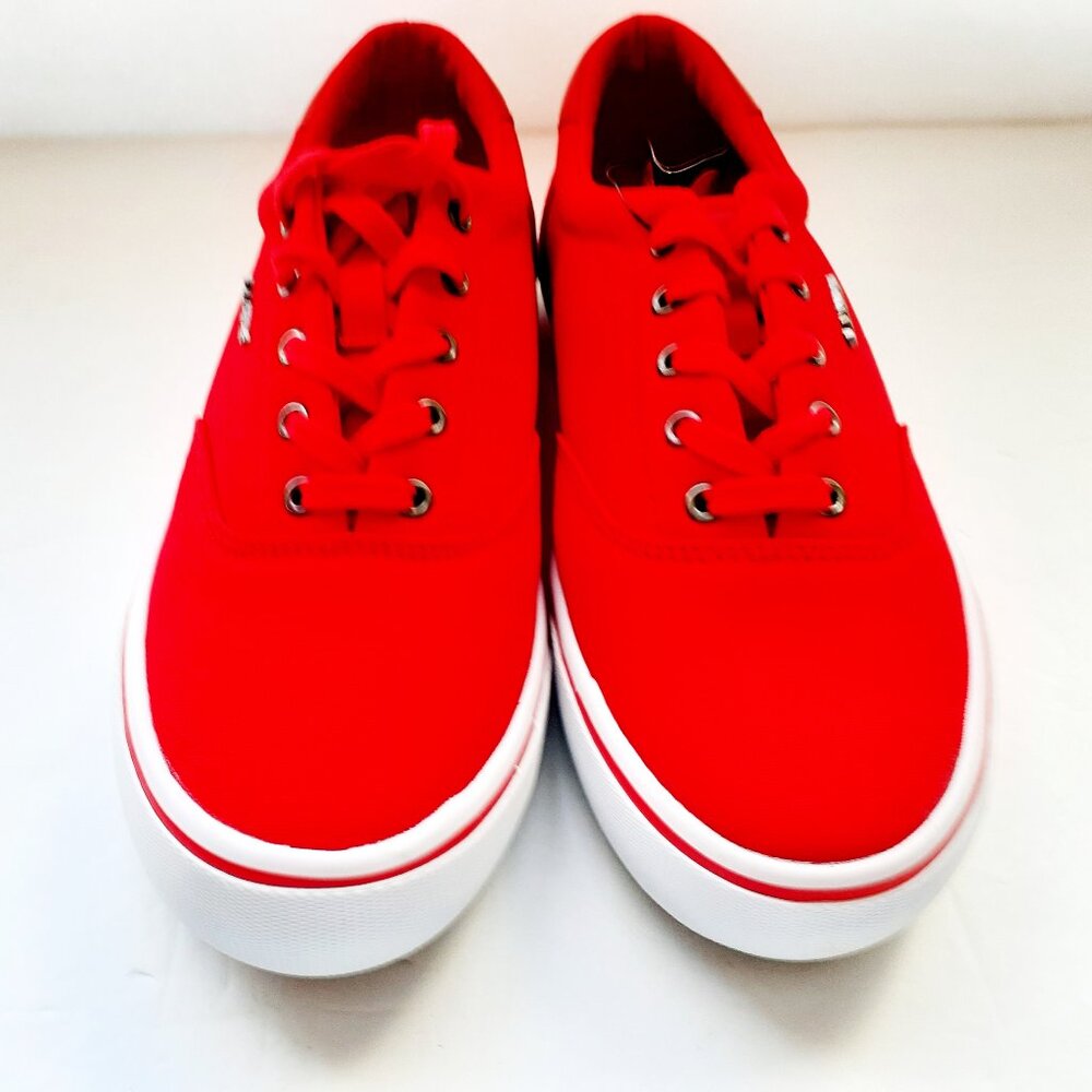 Lugz Womens Shoes Canvas Red Casual Lace Up Size 9 New